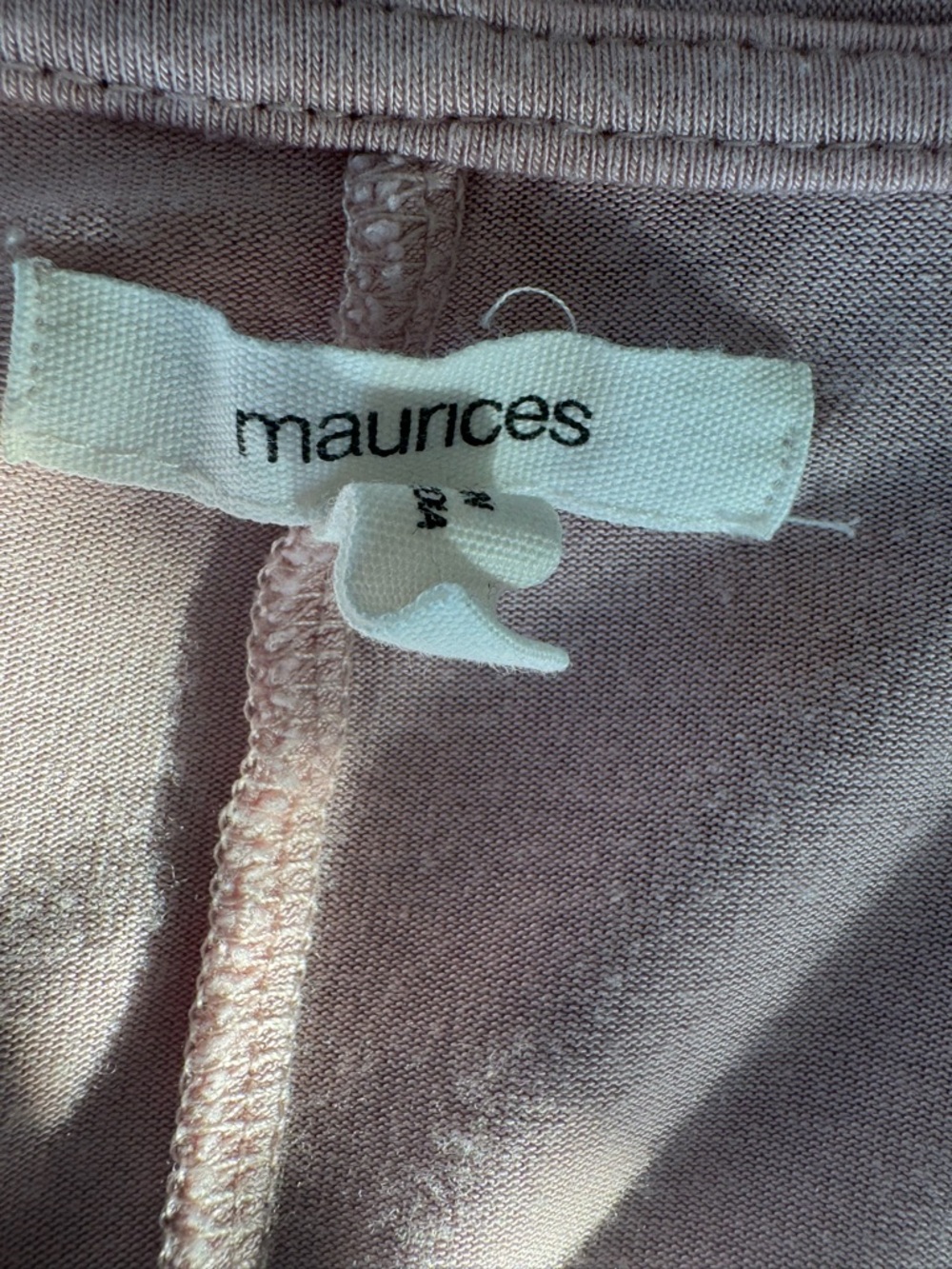Maurices Light Pink Open-Front Women’s Cardigan Sweater - Picture 7 of 9